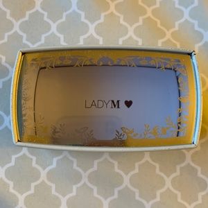 NEW Lady M silver metal box
